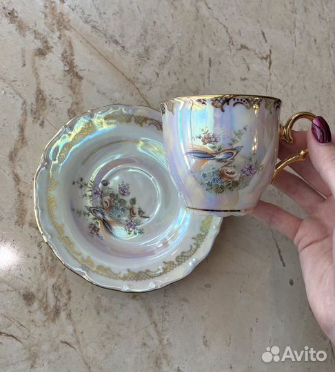 Чайный сервиз на 6 персон, фарфор