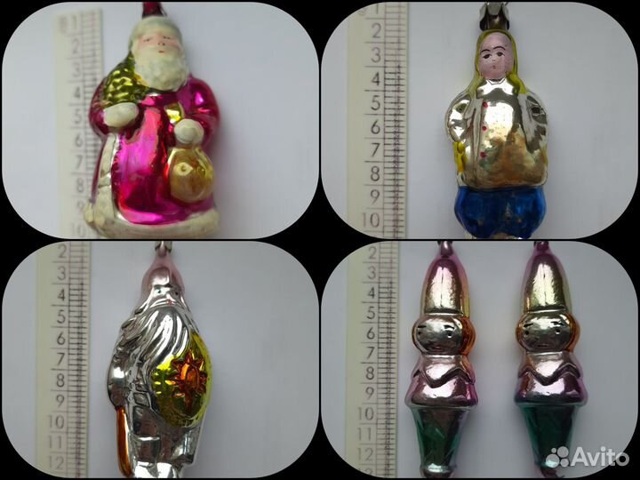 Елочные игрушки СССР советские старинные
