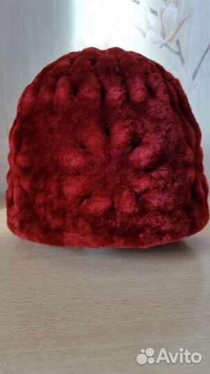 Шапка мутоновая р,55-56 с полировкой