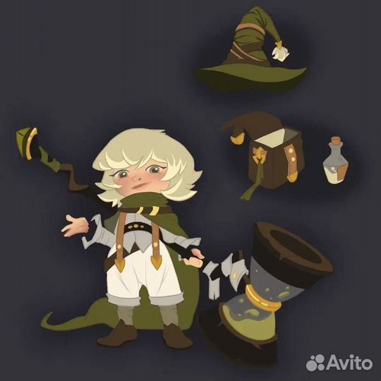 Цифровая живопись для детей Photoshop/Procreate