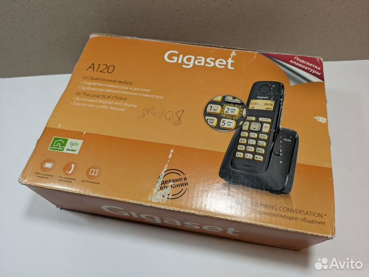 Телефон стационарный беспроводной Gigaset A120