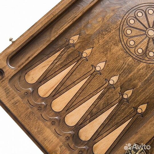 Нарды и шашки резные Майрамут 61 х 60 см Бук Армения 62789