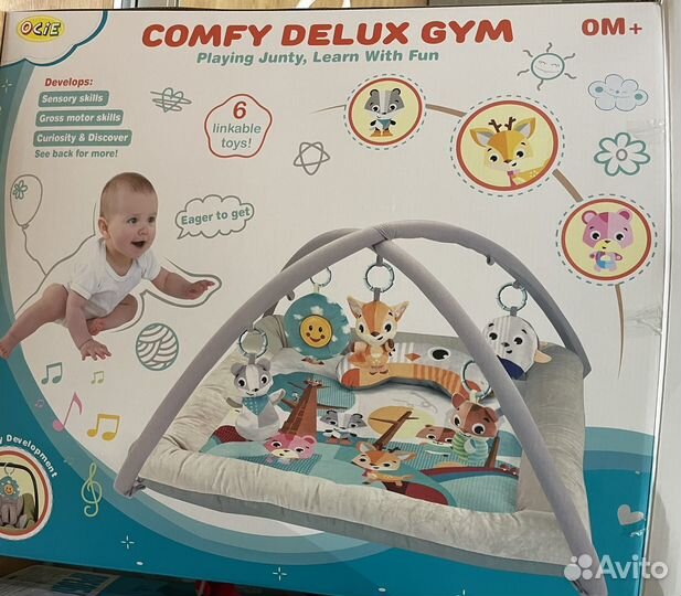 Развивающий коврик Comfy Delux Gym