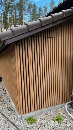 Фасадная рейка дпк