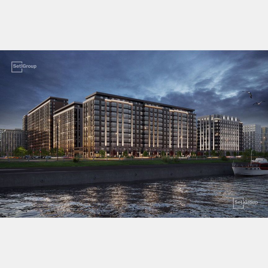 2-к. квартира, 50,1 м², 11/17 эт.