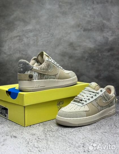 Кроссовки зимние Nike Air Force 1 Cactus Jack