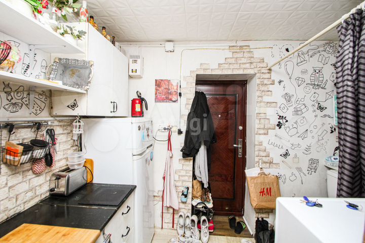 Комната 17,9 м² в 1-к., 4/5 эт.