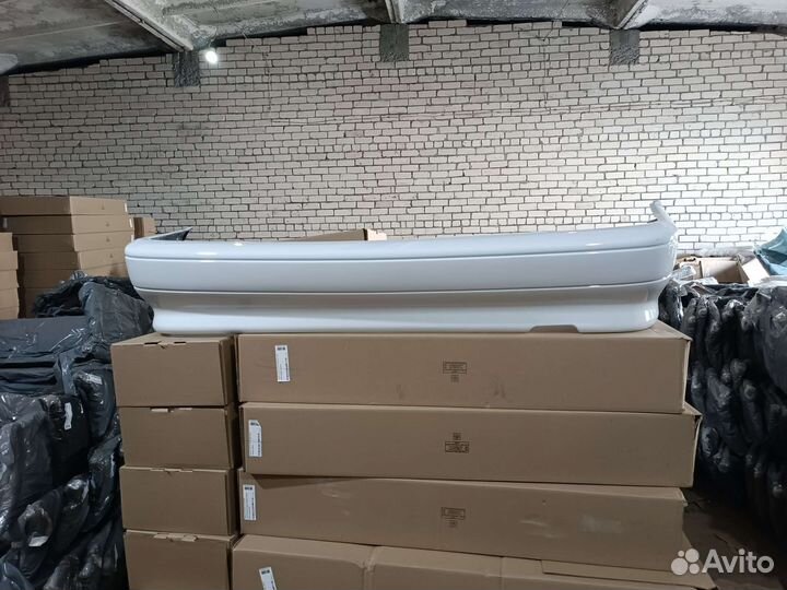 Бампер задний ваз 2114 цвет белый (белое облако)