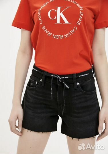 Джинсовые шорты calvin klein женские