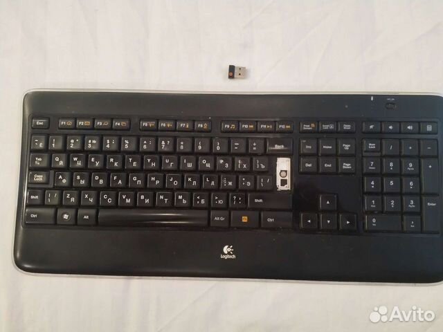 Logitech K800 беспроводная клавиатура с подсветкой купить в Москве ...