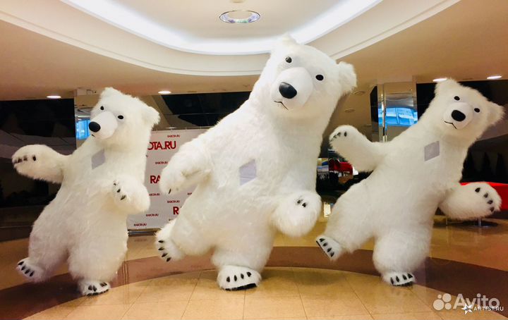 Ростовая кукла. Медведь на праздник. супермишки