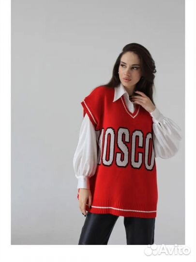 Жилет женский вязанный