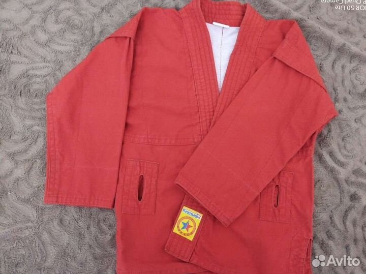 Куртка для самбо детская, рост 116-122