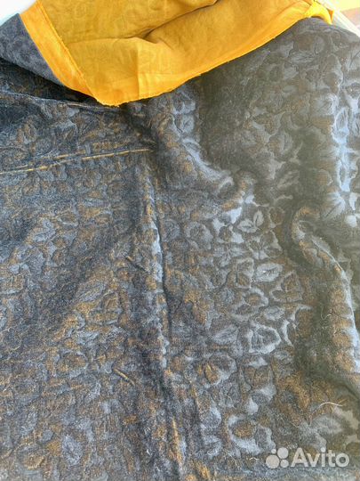 Бархат, люрекс черные