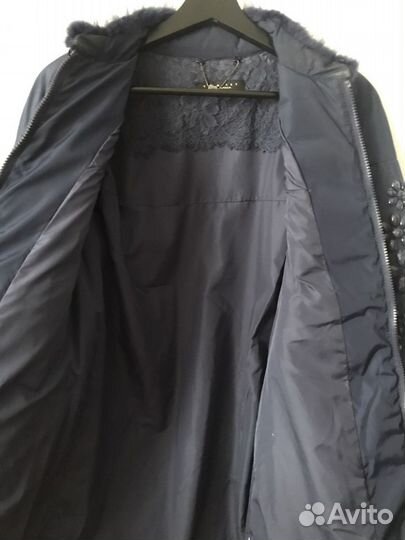 Утепленное женское пальто, р. 44-46
