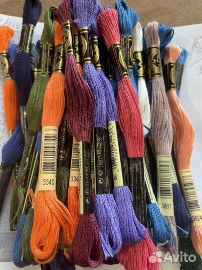 Мулине дмс 56 шт