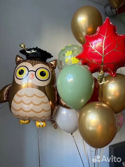 Воздушные шары на первое сентября, подарок учителю