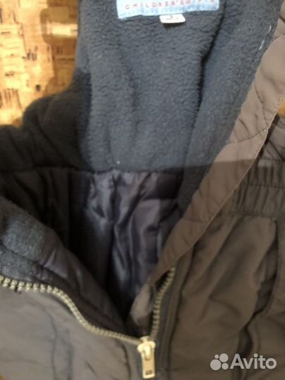 Полукомбинезон и жилет на меху(овчина) 98 рост