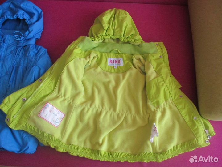 Ветровка Kiko на флисе для дев