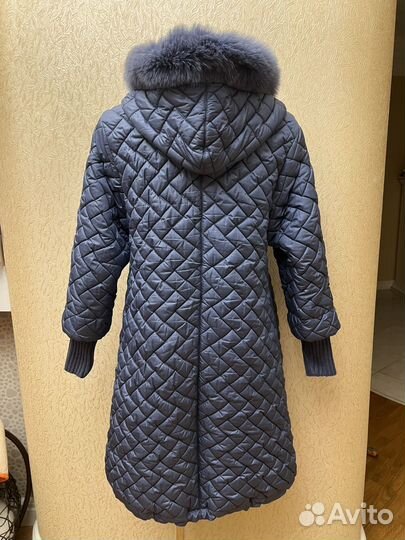 Пальто с капюшоном 48 р., б/у