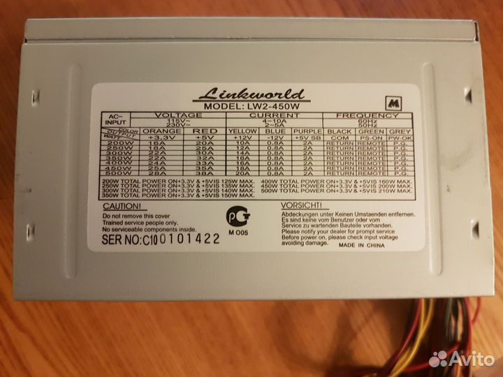 Блок питания для пк 450w