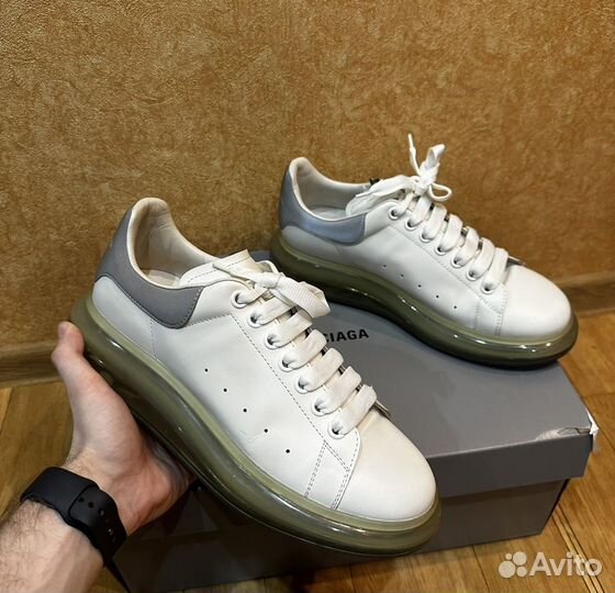 Кроссовки Alexander McQueen White Reflect оригинал