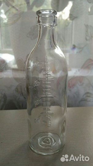 Стеклянная бутылочка для детского питания, СССР