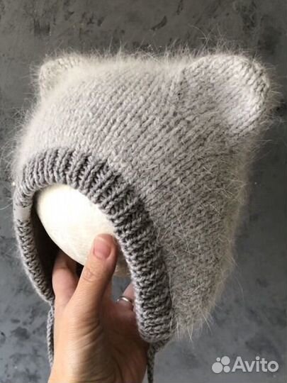 Шапка с ушками