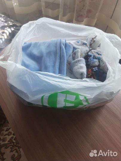 Детские вещи пакетом от 0 до 6 месяцев