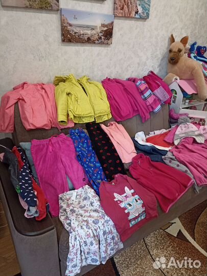 Вещи пакетом на девочку 92 98