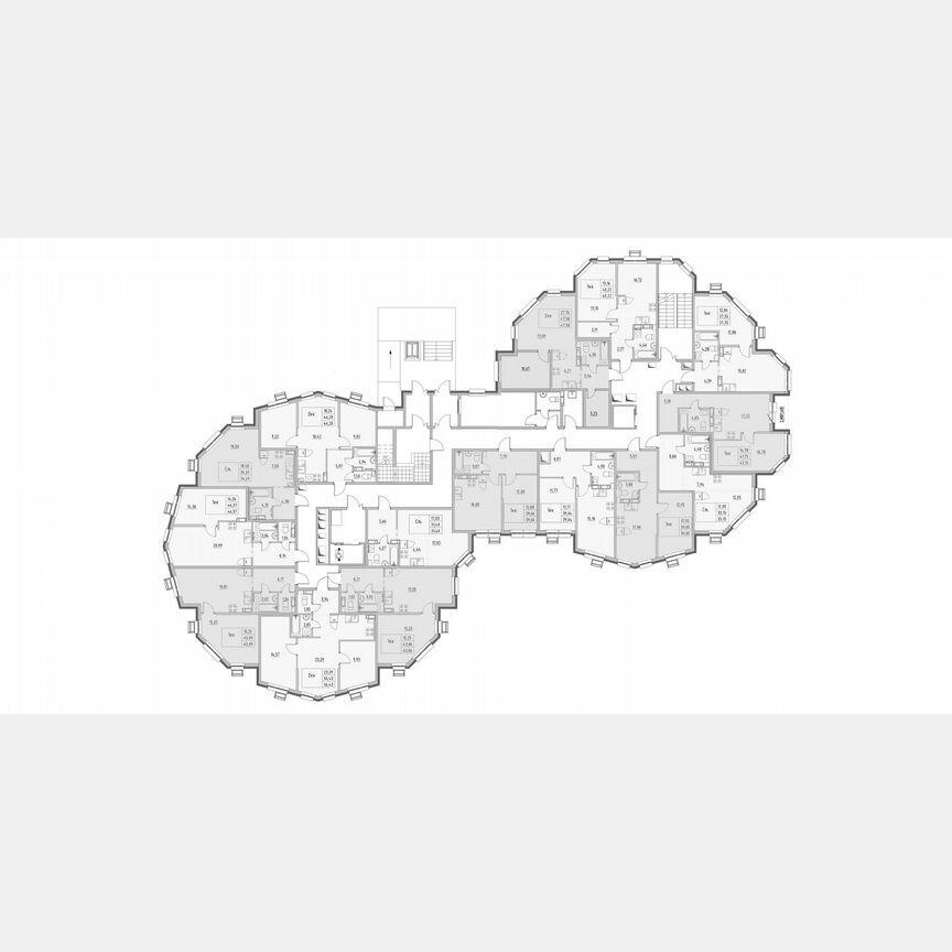 1-к. квартира, 39,9 м², 1/7 эт.