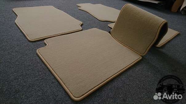 Автоковрики для Toyota Mark II JZX90, бежевые