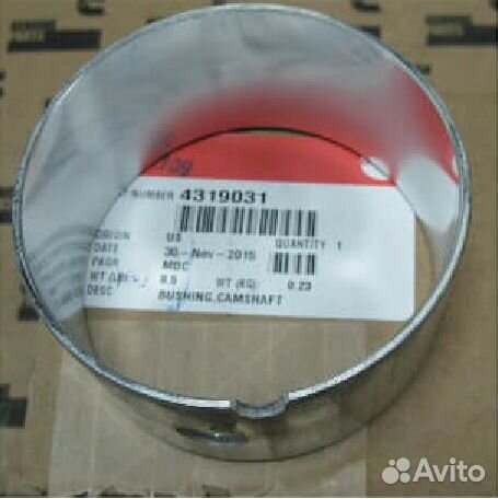 Втулка распредвала форсунок Cummins ISX/QS 4319031