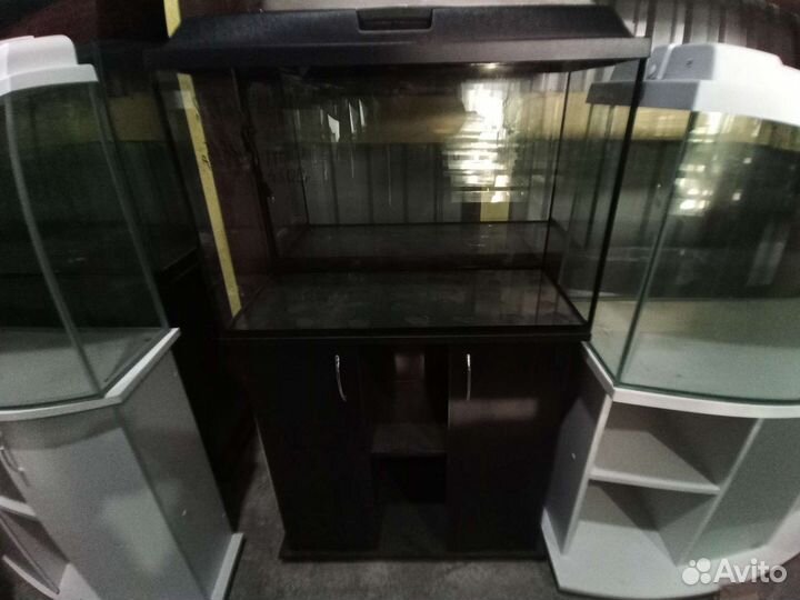 Аквариум 120 л. С тумбой