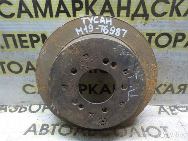 Диск тормозной задний Hyundai Tucson (JM) 2004-20