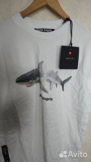 Футболка Palm Angels с акулой