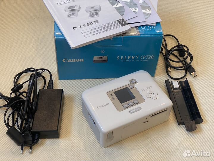 Фотопринтер Canon Selphy CP720 + расходник