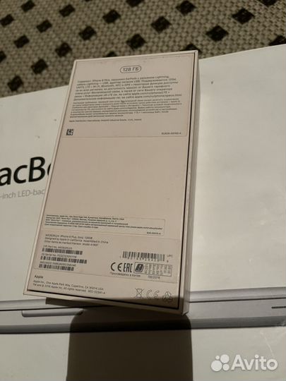 Коробка от iPhone 8 plus 128gb rose ростест