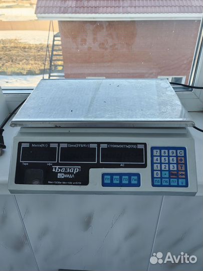 Весы торговые электронные бу