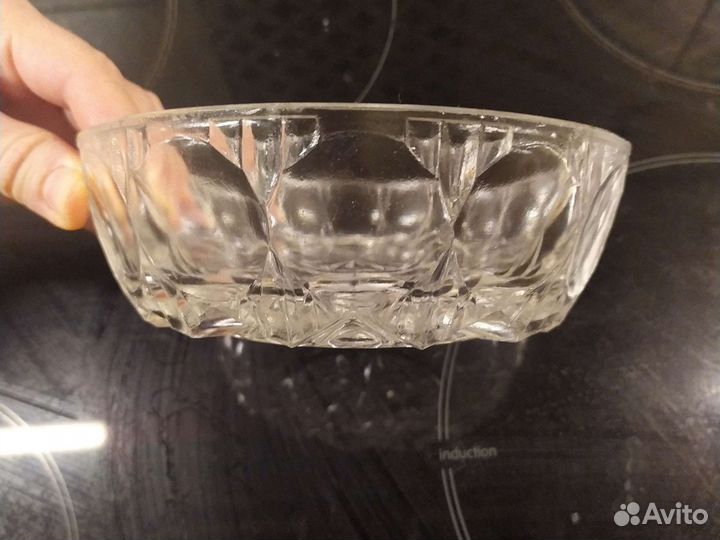 Конфетница вазочка салатник хрусталь СССР