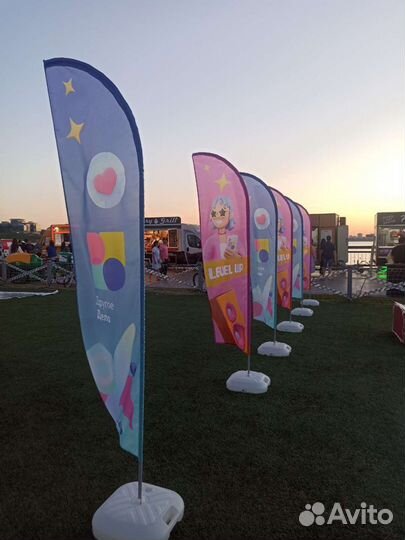 Флагштоки в аренду в Казани и печать флагов