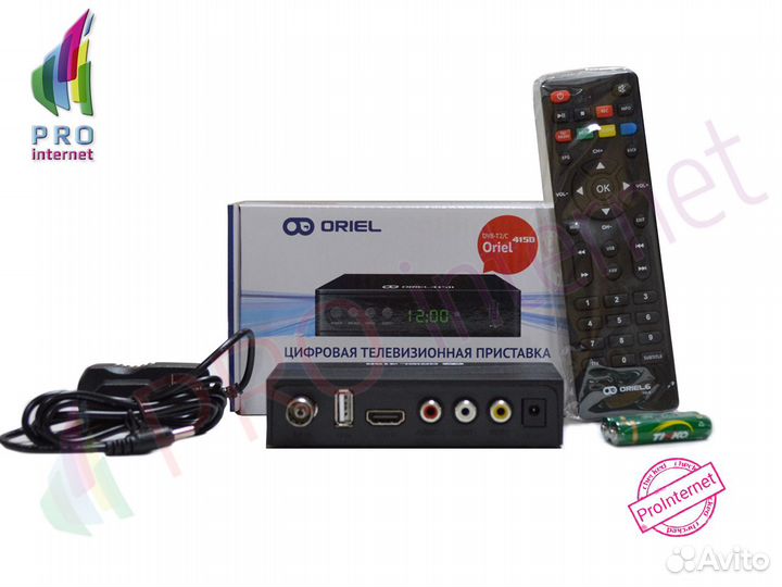 DVB-T2/C Цифровая Приставка (ресивер) Oriel 415D