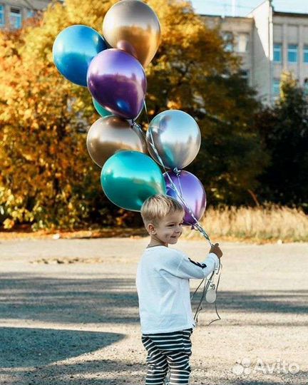 Воздушный шар зеркальный