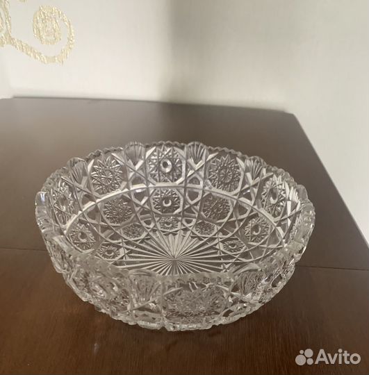 Ваза хрустальная большая СССР