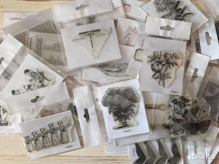 Штампы печати для скрапбукинга творчества винтаж