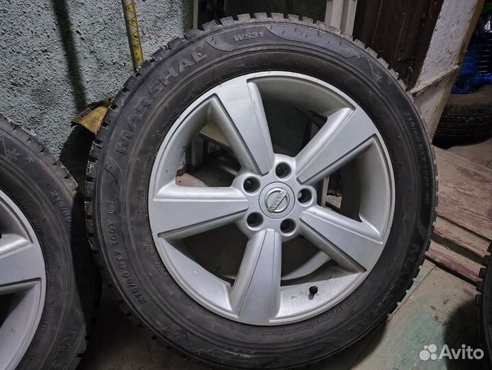 Колеса r17 nissan qashqai зима шипы