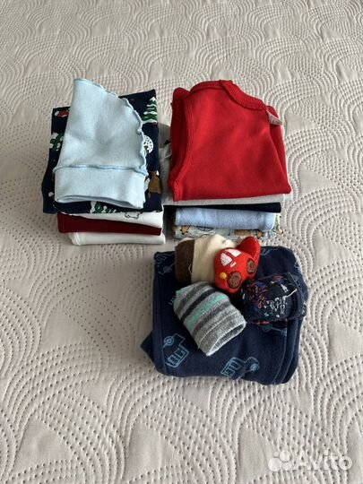 Вещи пакетом для мальчика 62 68
