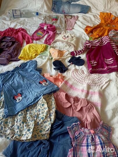 Вещи пакетом для девочки 86 hm carters (22шт)