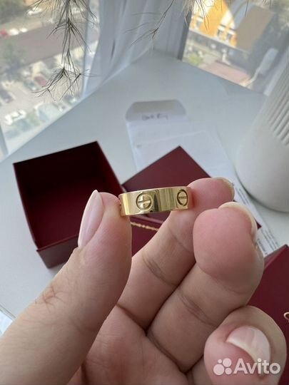 Cartier love кольцо оригинал