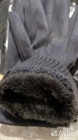 Новые Перчатки мужские ткань велюр